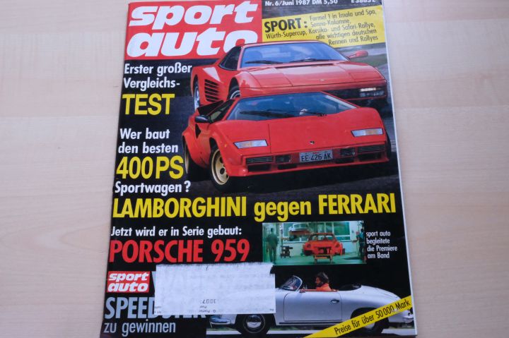 Deckblatt Sport Auto (06/1987)